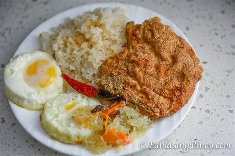 Oven Baked Pork Chop Silog with Atchara.